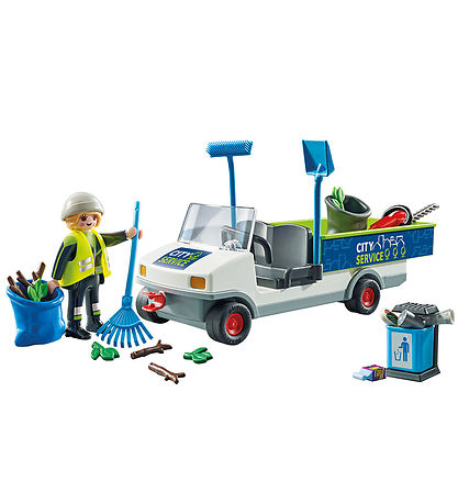 Playmobil City Action - Houd de stad schoon met E voertuigen - 7
