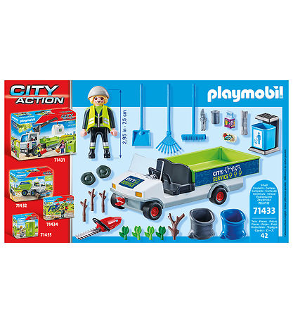 Playmobil City Action - Pid kaupunki puhtaana E ajoneuvoilla -