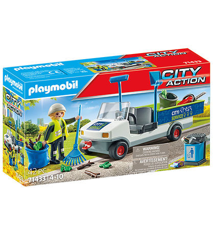 Playmobil City Action - Gardez la ville propre avec E vhicules