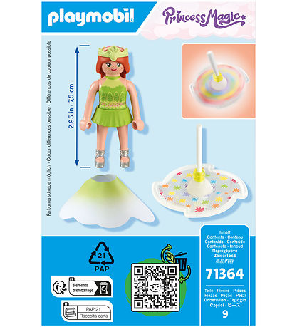 Playmobil Princess Magic - Hemelse regenboogkanttop met prinses