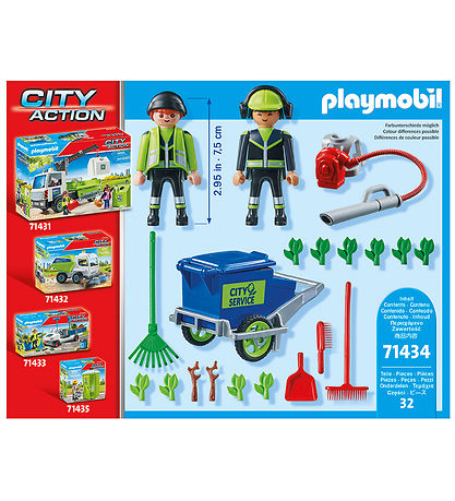 Playmobil City Action - City cleaning team - 71434 - 32 Parts