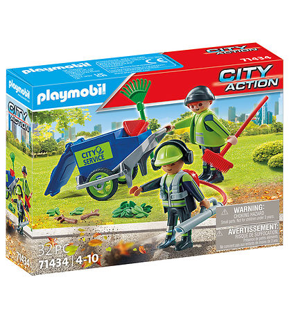 Playmobil City Action - Equipe de nettoyage de la ville - 71434