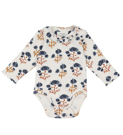 VACVAC Bodysuit l/s - Rib - Poppy - Floss