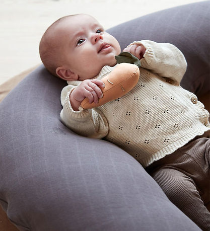 Filibabba Rattle - Linen - Carrot