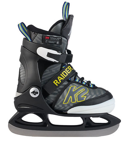 K2 Schlittschuhe m. Light - Raider Beam Ice - Grau/Schwarz