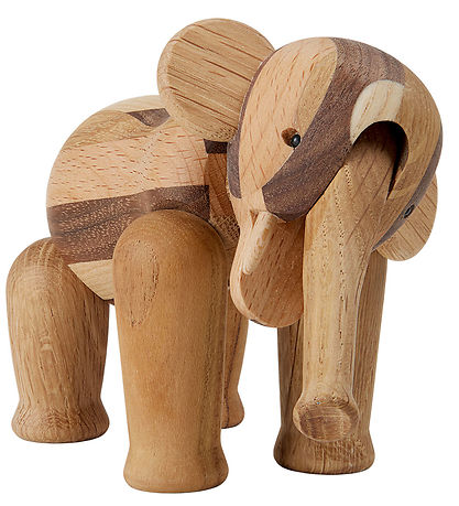 Kay Bojesen Holzfigur - Elefant - 12 cm - Mini - berarbeitetes