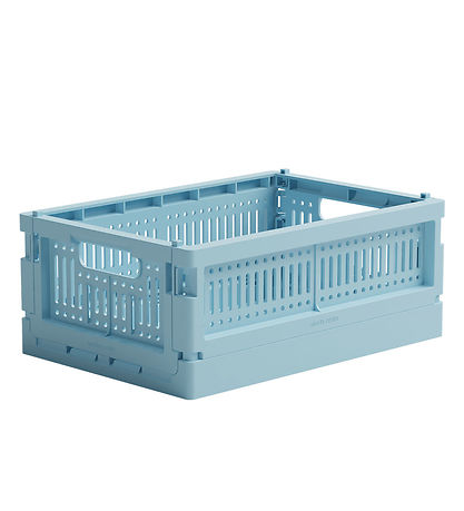 Made Crate Foldable Box - Mini - 24x17x9.5 cm - Crystal Blue