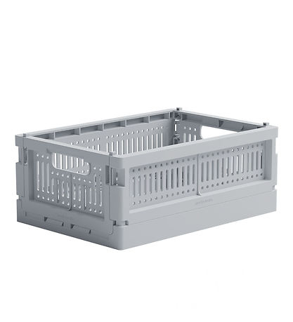 Made Crate Vouwbare box - Mini - 24x17x9,5 cm - Mistig Grey