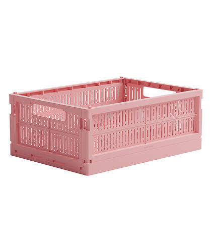 Made Crate Foldable Box - Midi - 33x24x13 cm - Candyfloss Pink