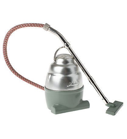 Maileg Puppenzubehör - Staubsauger - Maus - Chrome/Mattgrün