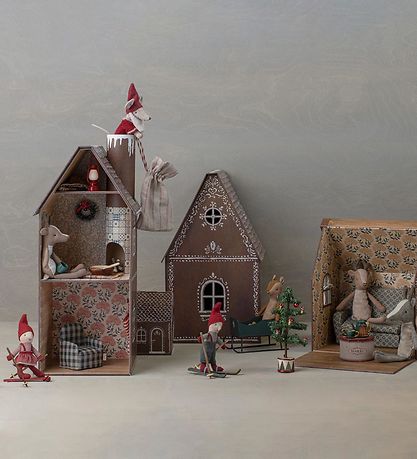Maileg Mus - Storebror - Tomte I Pepparkakshus