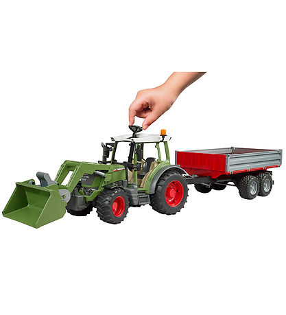 Bruder Traktor - Fendt Vario 211 m. Frontlader und Kipper - 02