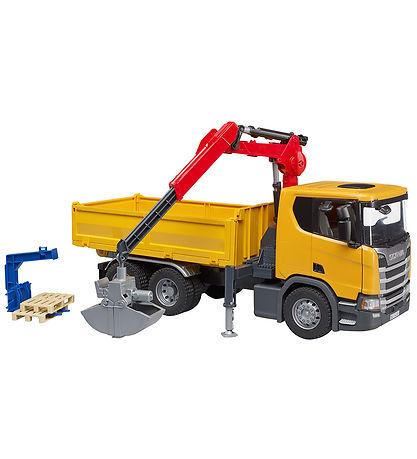 Bruder LKW - Scania Super 560R m. Kran - 03551