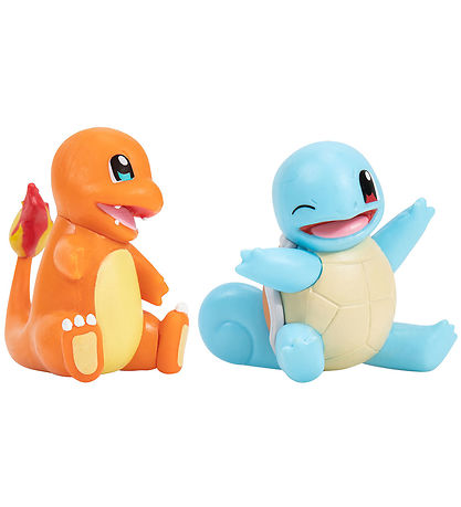 Pokémon Figuren - 4er-Pack - Kampffigurenpaket - Pikachu/Charman