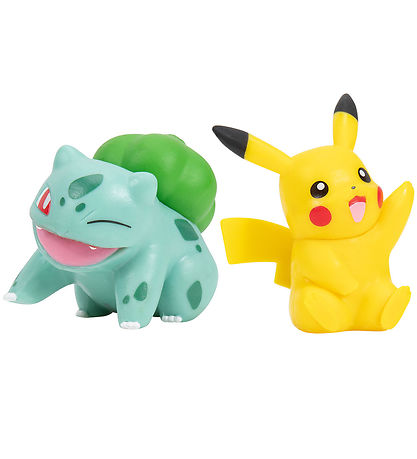 Pokémon Figuren - 4er-Pack - Kampffigurenpaket - Pikachu/Charman