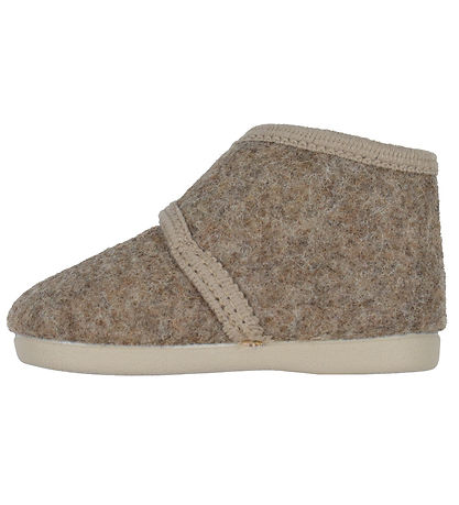 En Fant Slippers - Wool - Walnut Melange