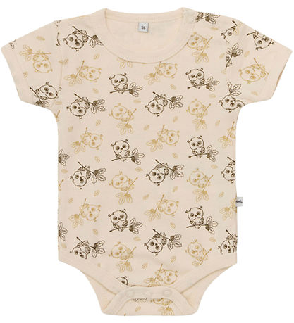 Pippi Baby Bodysuit k/æ - 4-Pack - Whitecap Grey
