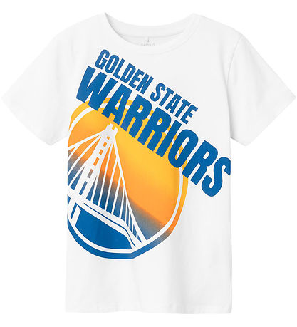 NBA Stuttermabolur - NkmOlfert NBA - Bright White