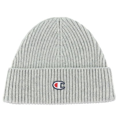 Champion Beanie - Wool/Polyester - Grey Melange