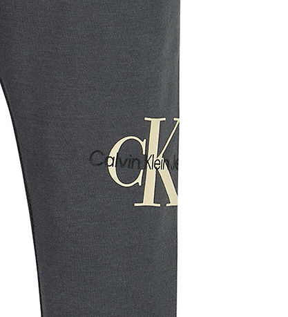 Calvin Klein Leggings - Monogram - Dark Grey