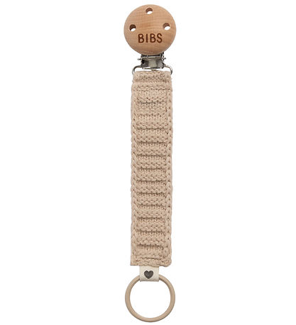 BIBS Dummy Clip - Knitted - Vanilla