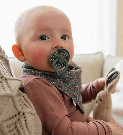 BIBS X Liberty Teething Bib - Bandana - Flowers - Pine