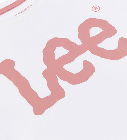 Lee Stuttermabolur - Vaggandi grafík - Bright White