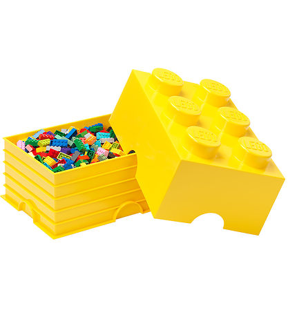 LEGO® Storage Aufbewahrungsbox - 6 Knäufe - 37,5x25x18 - Hell