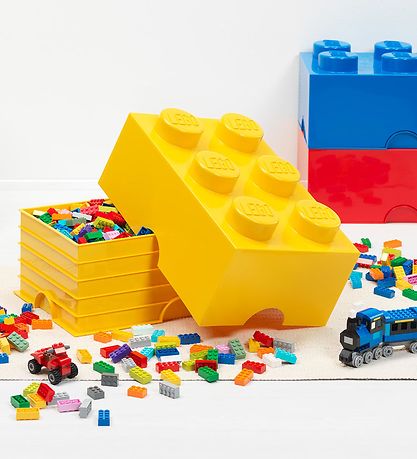 LEGO® Storage Aufbewahrungsbox - 6 Knäufe - 37,5x25x18 - Hell