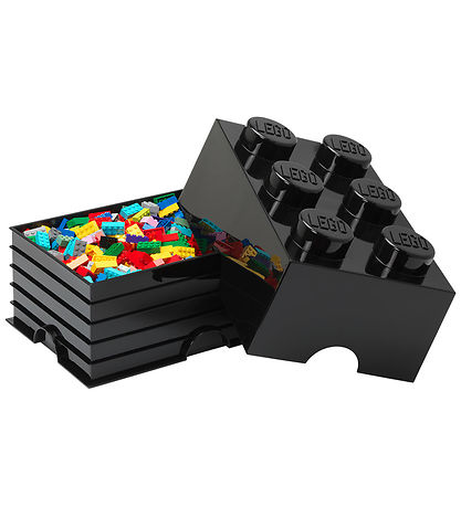 LEGO® Storage Storage Box - 6 Knobs - 37.5x25x18 - Black