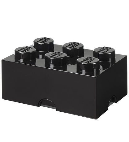 LEGO® Storage Storage Box - 6 Knobs - 37.5x25x18 - Black