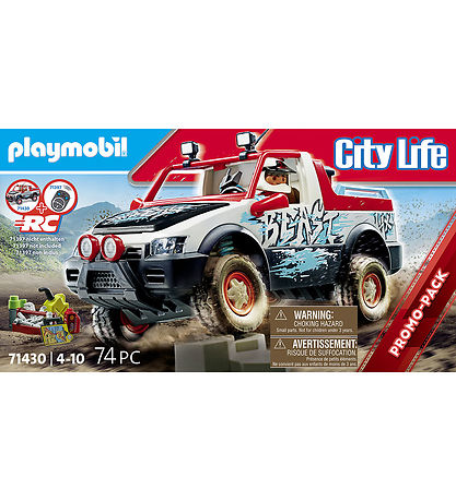 Playmobil City Life - ralli-Auto - 71430 - 74 Osaa