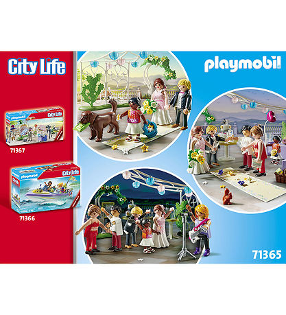 - Fête de mariage Playmobil City Life - 71365 - 163 Parties
