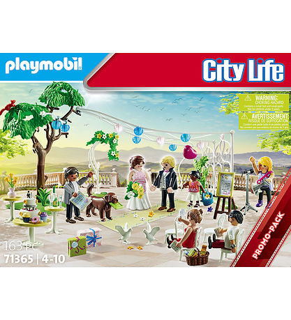 - Fête de mariage Playmobil City Life - 71365 - 163 Parties