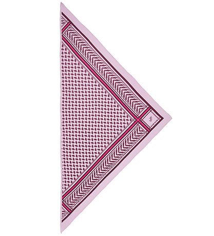 Lala Berlin charpe - 162x85 - Treillis triangulaire M - Fushia