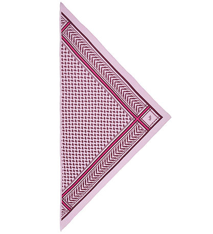 Lala Berlin Scarf - 162x85 cm - Triangle Lattice M - Fushia R