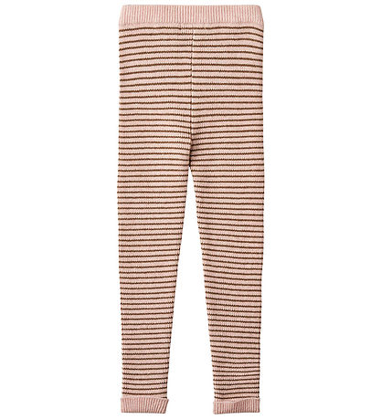 Fliink Leggings - Knitted - Rib - Benna - Peach Whip/Cub