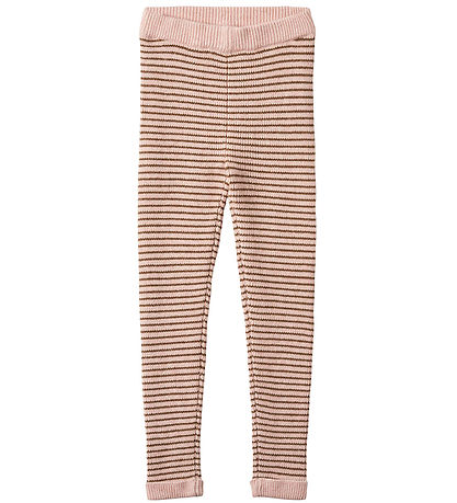 Fliink Leggings - Knitted - Rib - Benna - Peach Whip/Cub