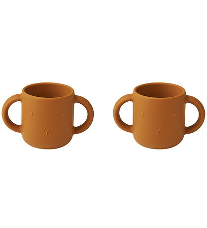 Liewood Becher - Silikon - 2er-Pack - Gen - Rabbit Mustard
