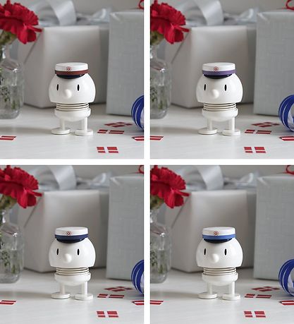 Hoptimist Student Bumble - Medium+ - 10.5 cm - White