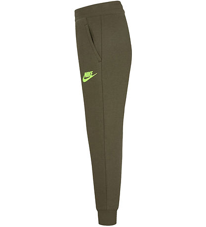 Nike Sweatpants - Medium+ Olive w. Print
