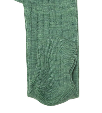 Joha Leggings w. Feet - Wool - Green