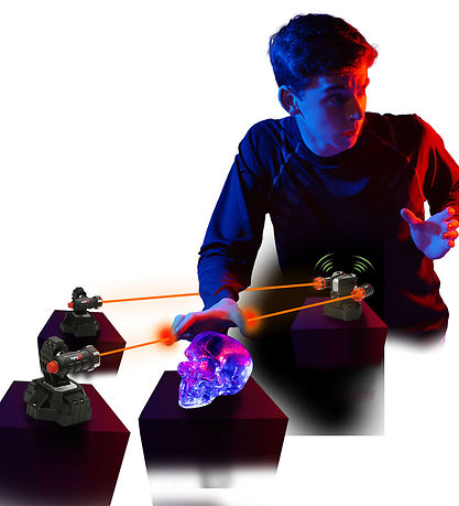 - Alarme de piège laser SpyX - Noir/Argent/Rouge