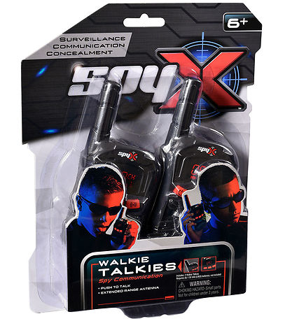 SpyX - Walkie Talkies - Schwarz/Rot