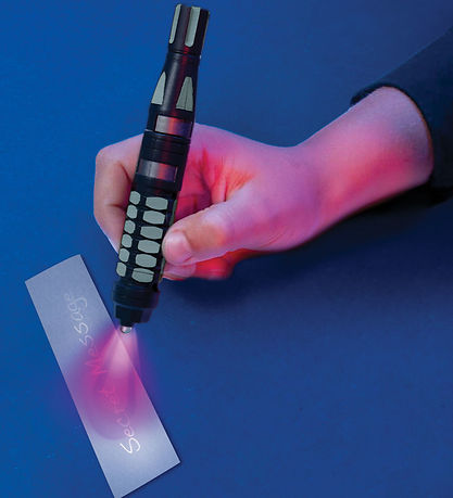 SpyX - Invisible Ink Penni - Svart/Silfur