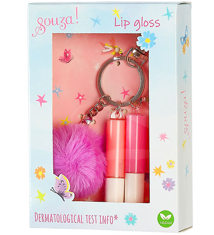 Souza Varasalvi/Lyklakippa sett - Bleikt/Fjólublátt
