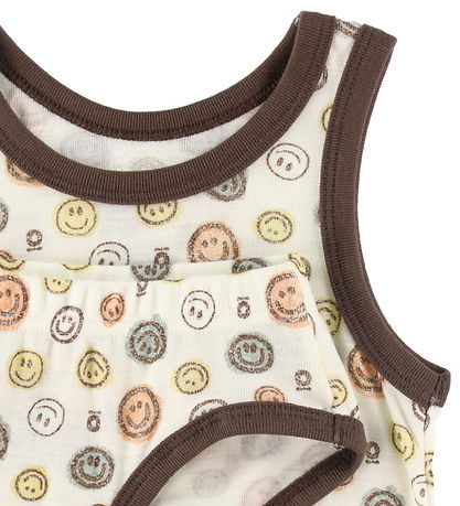 Katvig Underwear - Wool - White w. Smiley