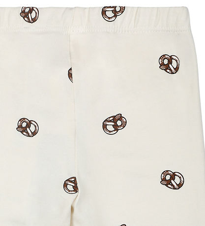 The New Siblings Leggings - TsnHimo - White Swan w. Pretzels