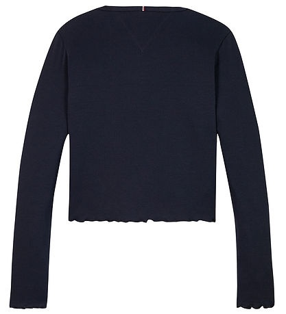 Tommy Hilfiger Blússa - Essential Rib - Desert Ský