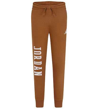 Jordan Joggingbroek Light Brits Tan m. Wit KW BE